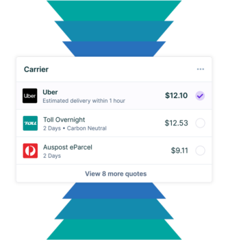 Uber On-demand at Checkout | Shippit